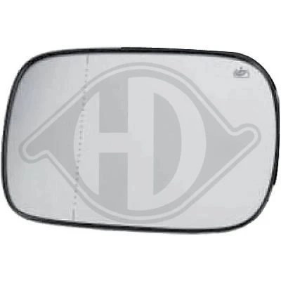 Kuva DIEDERICHS 7685227 Sivupeilin Lasi Vasen VOLVO: XC90 I, XC70 I Cross Country