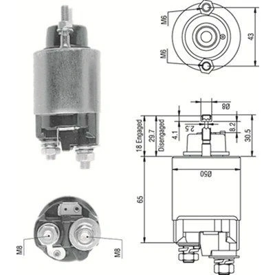 Kuva MAGNETI MARELLI 940113050233 Startin Solenoidi