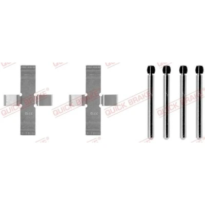 Kuva QUICK BRAKE 109 0902 Tarvikesarja, Jarrupala OPEL: Kadett C Sedan, Rekord D ALFA ROMEO: Giulia BMW: 3 Sedan