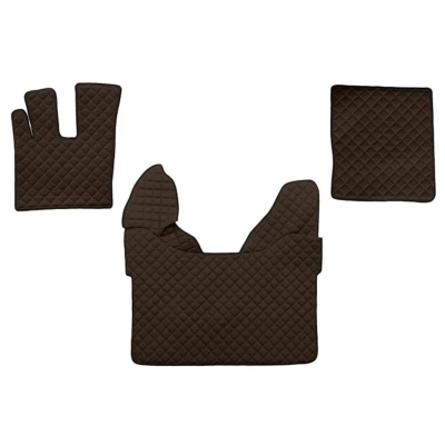 Kuva F CORE FL25 BROWN Lattiamattosetti Tekonahka Edessä 3 Ruskea
