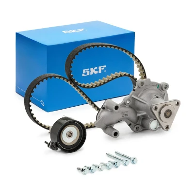 Kuva SKF VKMC 04219 Vesipumppu + Jakohihnasarja Tiivisteillä Kiinnitysmateriaalilla 116 FORD: FIESTA 6, Grand C Max, FOCUS 3 Turnier