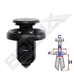 Kuva ROMIX C60748 Kiinnike HONDA: CR V 3, ACCORD 8 Kombi