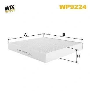 Kuva WIX FILTERS WP9224 Raitisilmasuodatin Hiukkassuodatin 225mm 234mm 30mm HONDA: CR V 3, 4, ACCORD 8 Kombi