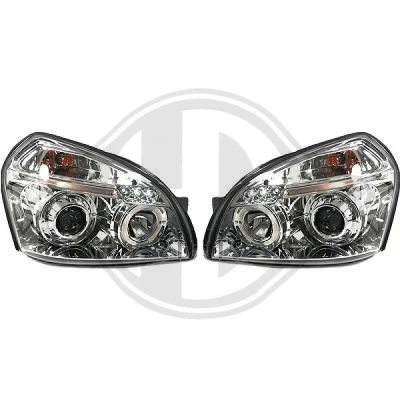 Kuva DIEDERICHS HD Tuning 6860280 Ajovalonheitinsarja HYUNDAI: Tucson (JM) 2.0 CRDi Neliveto, 2.0, 2.7 2004 2010