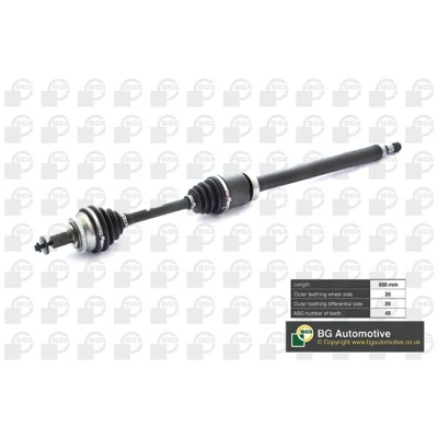 Kuva Vetoakseli, Etuakseli, oikea, Oikea VOLVO S60 I, V70 II, XC70 CROSS COUNTRY I OE 30735121, 30783097, 36000532