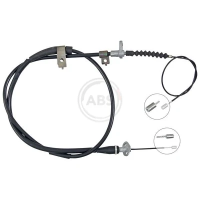 Kuva Vaijeri, käsijarru, Taakse, vasen, oikea NISSAN NAVARA, PICK UP OE 36531 2S410