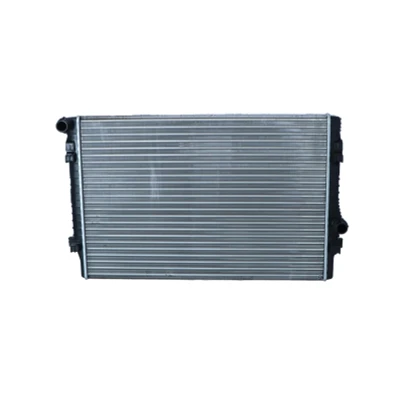 Kuva NRF 58437A Jäähdytin Alumiini 650 453 34 Jäähdytysrivat mekaan. kiinnitetyt VOLKSWAGEN: Passat B8 Variant, Sedan, SKODA: Octavia 3 Combi