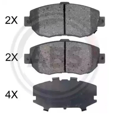 Kuva Jarrupalasarja, levyjarru, Etuakseli LEXUS, TOYOTA OE 0446514080, 0446514081, 0446522310