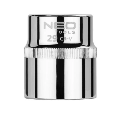 Kuva NEO TOOLS 08 029 Hylsyavain 1/2 3124 29 mm Kromi vanadium teräs SuperLock