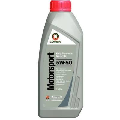 Kuva Comma Motorsport 5W 50 1l Moottoriöljy MS1L
