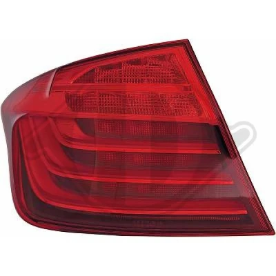 Kuva DIEDERICHS 1225190 Takavalot Oikea Uloin osa LED Lampun kannalla BMW: 5 Sedan