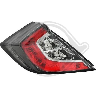 Kuva DIEDERICHS 5250291 Takavalot Vasen Uloin osa LED