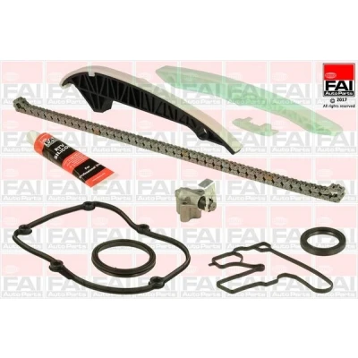 Kuva FAI AutoParts TCK182 Jakoketjusarja Tiivisteillä, ilman hammaspyöriä Yksinkertainen, Ketju hiljainen AUDI: A5 B8 Sportback, A4 Sedan, Coupe