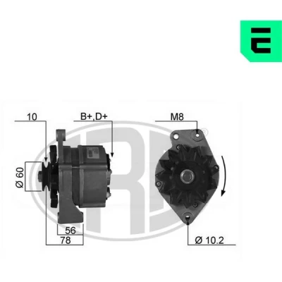 Kuva ERA 210089A Laturi 14V 65A VOLKSWAGEN: GOLF 2