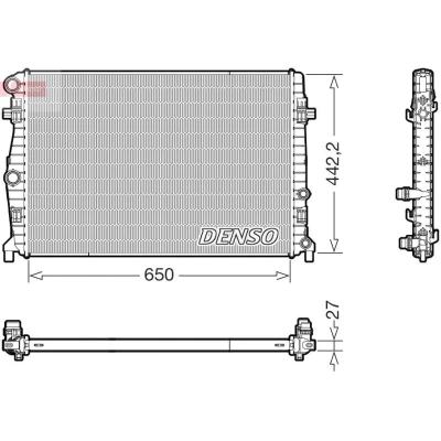 Kuva DENSO DRM32058 Jäähdytin 650mm 442mm 27mm