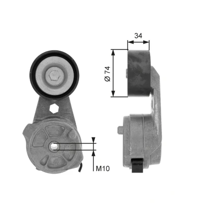 Kuva GATES T38601 Hihnankiristin Micro V UNIQUE FIT