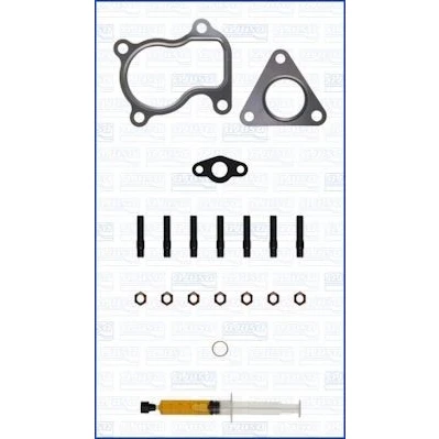 Kuva AJUSA JTC11251 Asennussarja Turboahdin with studs, syringe oil Tiivisteillä asennusohjeella VOLKSWAGEN: Golf 4 Variant,
