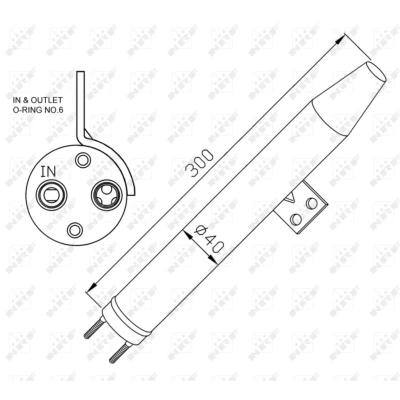 Kuva NRF 33306 Ilmastoinnin Kuivain Alumiini KIA: SORENTO 1