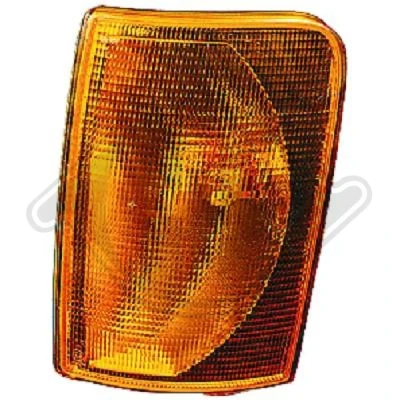 Kuva DIEDERICHS 2280070 Vilkku Oranssi Oikea VOLKSWAGEN: LT 28 46 2 Kasten, 35 II Bussi