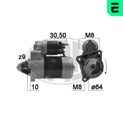 Kuva Käynnistin citroën, fiat, lancia, peugeot, yugo OE 46417006, 46473787, 46475793