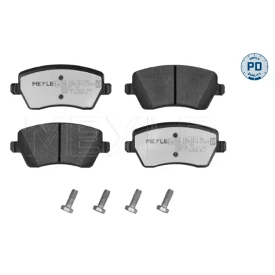 Kuva MEYLE 025 239 7317/PD Jarrupalat PD Quality Etuakseli Ilman kulumisenilmaisinta Huudonvaimennuspellillä, Ruuveilla RENAULT: Megane 4, Clio 4