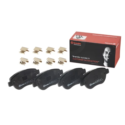 Kuva BREMBO P 61 137 Jarrupalat Ilman kulumisenilmaisinta Huudonvaimennuspellillä Tarvikkeilla PEUGEOT: 307 Hatchback, CITROËN: C4 I Coupe