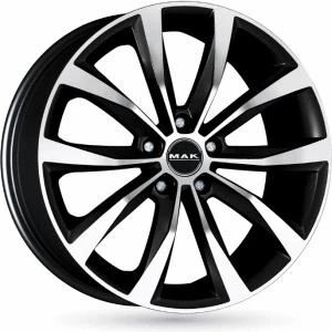 Kuva MAK Wolf Black Machined Face 7x17 5/112 ET54 B57.1