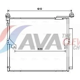 Kuva KOYORAD CD010571M Ilmastoinnin Lauhdutin Vedenerottimella Alumiini R134a, R1234yf 626mm