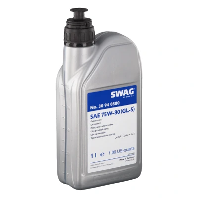 Kuva SWAG 30 94 0580 Vaihteistoöljy 75W 80 1 BMW: 5 Touring, X1, 3 AUDI: A4 B7 Avant, B5 Allroad C5, CITROËN: C3 I Hatchback