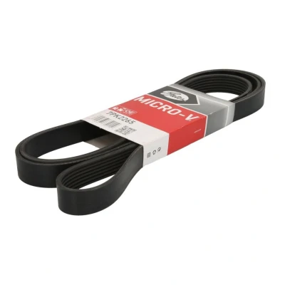 Kuva GATES 7PK2265 Moniurahihna 2265 7 Polyesteri, EPDM (eteenipropeeni dieeni kumi) FleetRunner Micro V KIA: SORENTO 1, HYUNDAI: H 1 Cargo