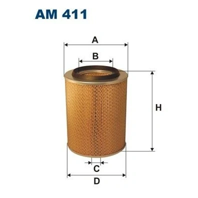 Kuva FILTRON AM 411 Ilmansuodatin 295 230 Suodatinpanos