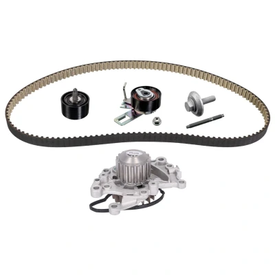 Kuva FEBI BILSTEIN 184832 Vesipumppu + Jakohihnasarja Vesipumpulla PEUGEOT: 3008 II SUV, 2008 Farmari, 208 I Hatchback, FORD: Transit Connect V408 Van