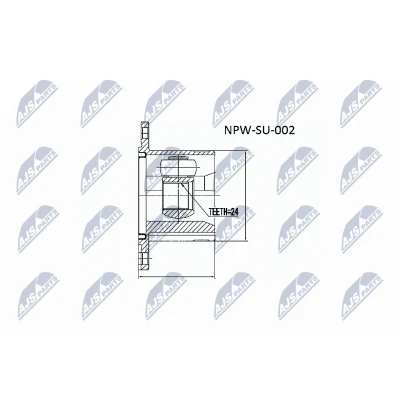 Kuva Nivelsarja, vetoakseli, Vaihteiston puoli SUZUKI GRAND VITARA II OE 44115 65J00