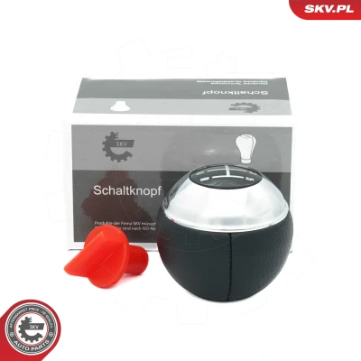 Kuva ESEN SKV 63SKV076 Vaihdekepin nuppi 5 vaihteinen Nahka