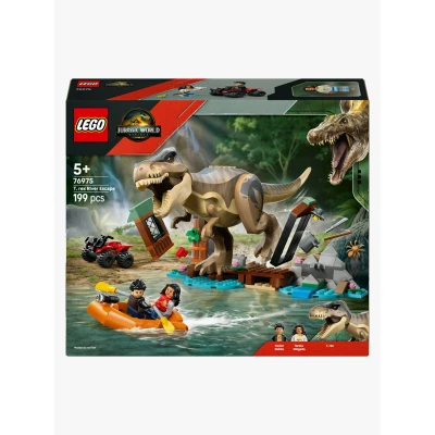 Kuva LEGO Jurassic World 76975 T. rex ja pako joella