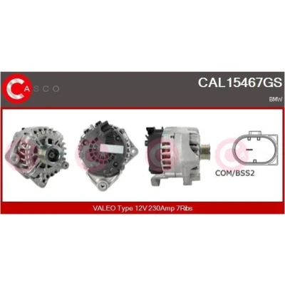 Kuva CASCO CAL10252AS Laturi 12V 120A VOLKSWAGEN: Polo IV Hatchback, III SKODA: Fabia 1 Combi, Roomster, I Sedan, AUDI: A2