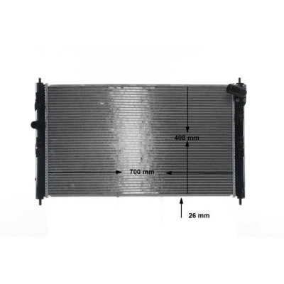 Kuva MAHLE ORIGINAL CR 2239 000S Jäähdytin 700 408 26 Jäähdytysrivat juotetut MITSUBISHI: ASX SUV