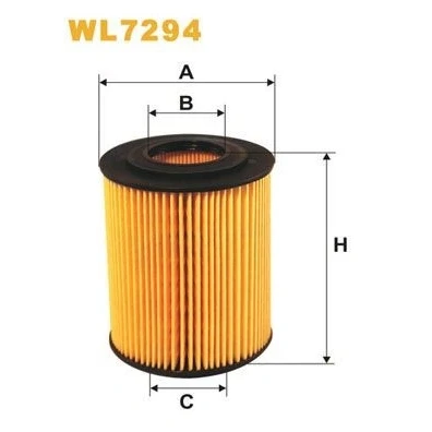 Kuva WIX FILTERS WL7294 Öljynsuodatin Suodatinpanos OPEL: Astra H Caravan, G CC, Hatchback, HONDA: CIVIC 7 Hatchback
