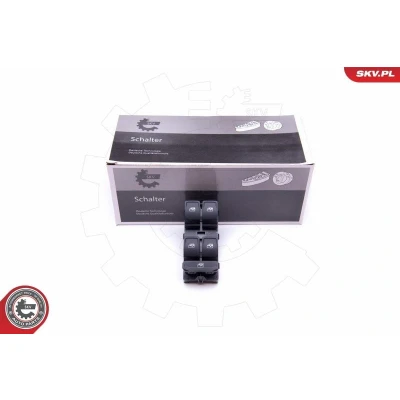 Kuva Kytkin, lasinnostin, Eteen, vasen, Ajoneuvo ovi VW OE 5G0959857B, 5G0959857BWHS, 5G0959857D