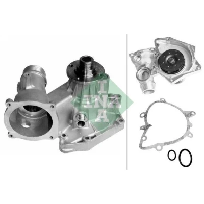 Kuva INA 538 0190 10 Vesipumppu Moniurahihnavedolle BMW: 5 Touring, 7, Sedan