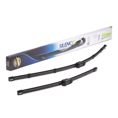 Kuva Pyyhkijänsulka Valeo Silencio Flat Blade Set 577914 Edessä Flatblade pyyhinsulka (rungoton) TESLA: Model S, JAGUAR: XF Sedan, OPEL: Grandland X