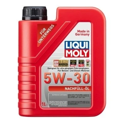 Kuva Liqui Moly Top Up 5W 30 1l Moottoriöljy 21286 BMW: 3 Sedan, 5 Touring, MERCEDES BENZ: Sprinter 3.5 T Bussi, C sarja modell, E Sedan