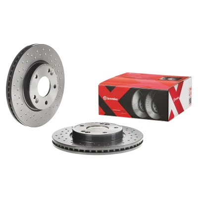 Kuva BREMBO 09.C249.1X Jarrulevyt 280 23 5 rei&#039;itetty/tuuletettu sisältä pinnoitettu hiiliteräs Ruuveilla KIA: cee‘d II Sportswagon, Hatchback