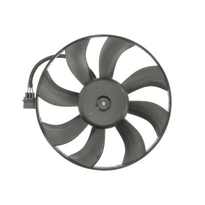 Kuva THERMOTEC D8W026TT Jäähdyttimen Tuuletin 385, 385 250/60 Sähköinen ilman jäähdytystuulettimen kehää VOLKSWAGEN: Polo IV Hatchback
