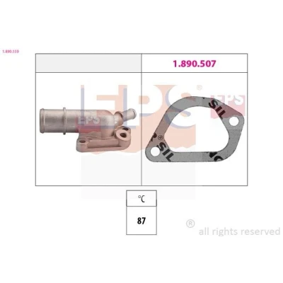 Kuva EPS 1.880.159 Termostaatti 87 Made in Italy OE Equivalent PEUGEOT: Expert I Van