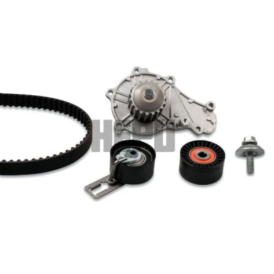 Kuva HEPU PK08031 Vesipumppu + Jakohihnasarja 141 VOLVO: V60 I, V70 3, V50, FORD: MONDEO 4 Turnier, FIESTA 6, FOCUS 3 CITROËN: C4 II Hatchback