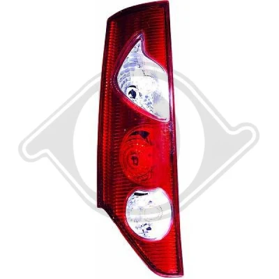 Kuva DIEDERICHS 4414792 Takavalot Oikea P21W, P21/5W, PY21W RENAULT: Kangoo II / Grand
