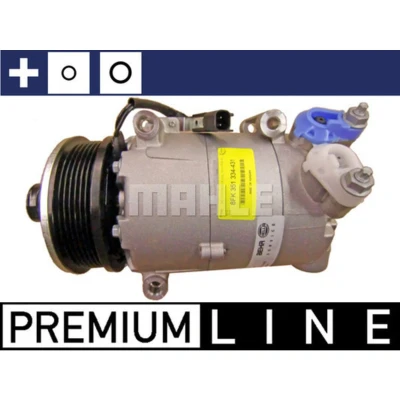 Kuva MAHLE ORIGINAL ACP 1364 000P Ilmastoinnin Kompressori 7VS16ic 12 PAG 46 YF R 1234yf, 134a Tiivisterenkaalla ilman öljynpäästöruuvia