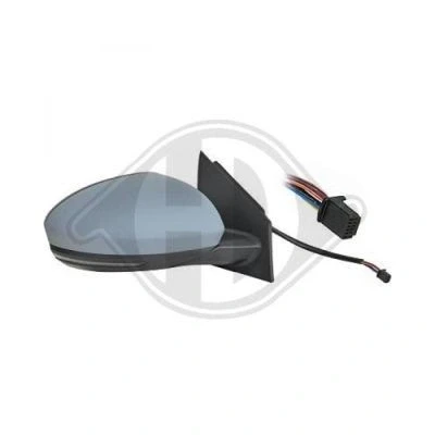 Kuva Ulkopeili Diederichs 4467027 Vasen Pohjustettu Lämmitettävä, sähkö peilinsäädölle, Asfäärinen, Elektronisesti kokoontaitettava, Peili, kokonainen