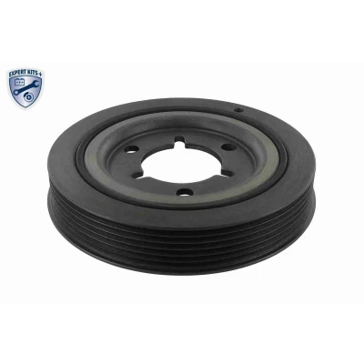 Kuva VAICO V22 0163 Kampiakselin Hihnapyörä 6PK 5 Original Quality CITROËN: Xsara Picasso, Hatchback, C2 PEUGEOT: 307 Hatchback